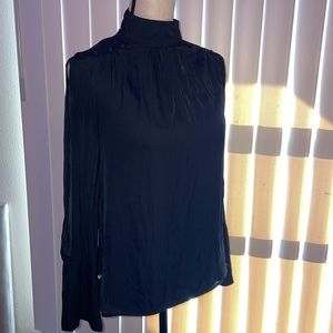 Black long sleeve top